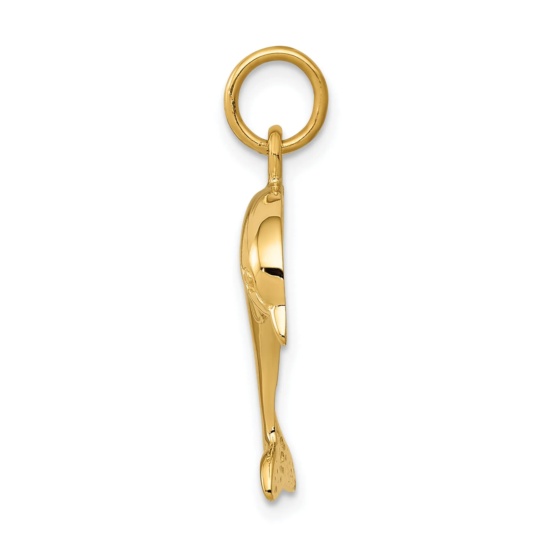 14K Gold Dolphin Charm Pendant for Men  Elegant & Themed Design