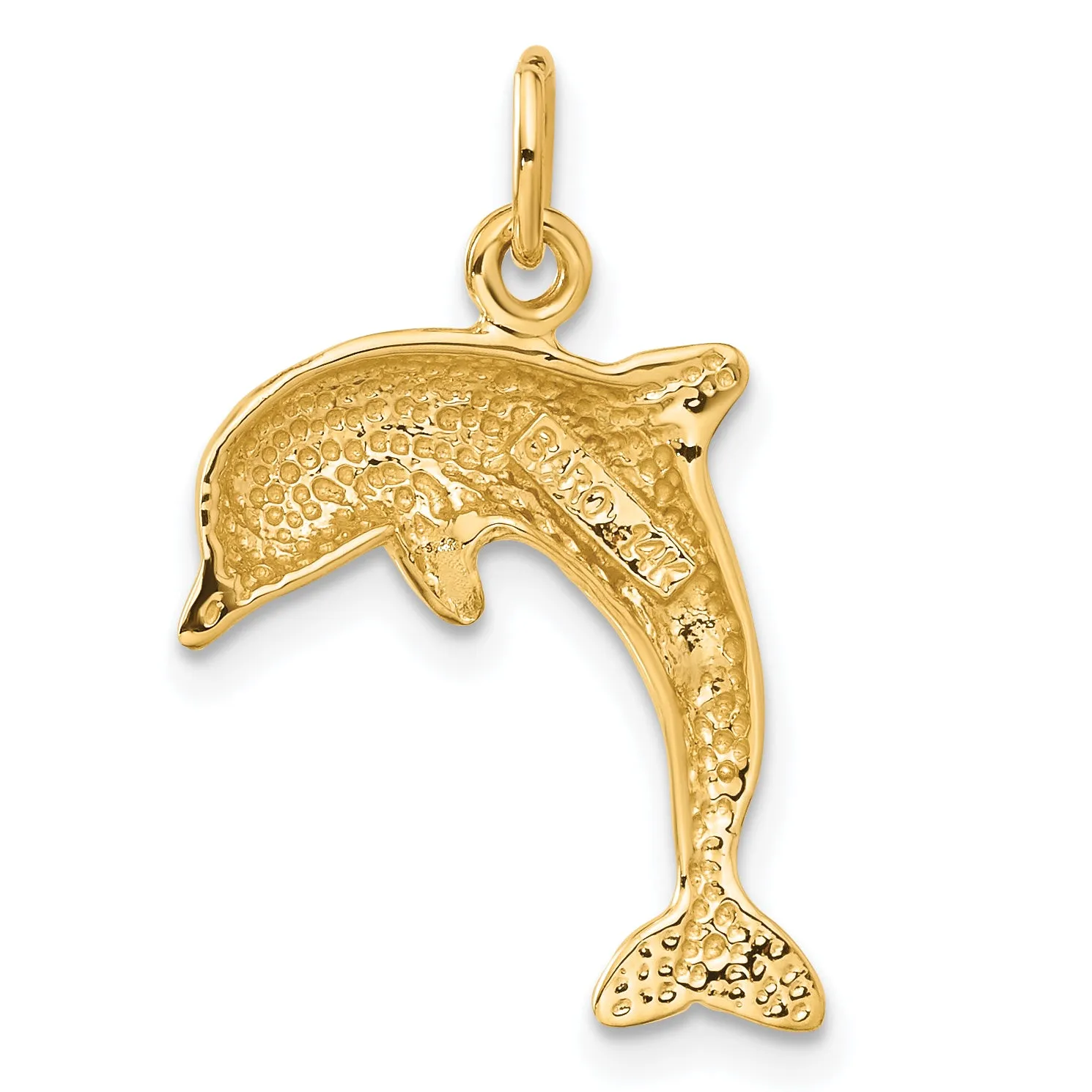 14K Gold Dolphin Charm Pendant for Men  Elegant & Themed Design