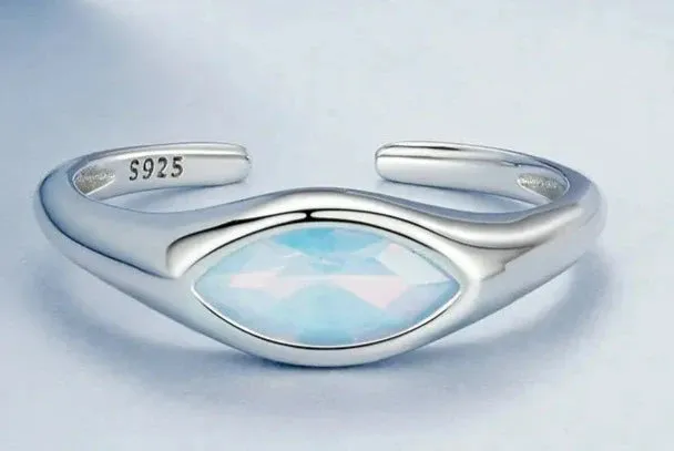 925 Sterling Silver Evil Eye Ring