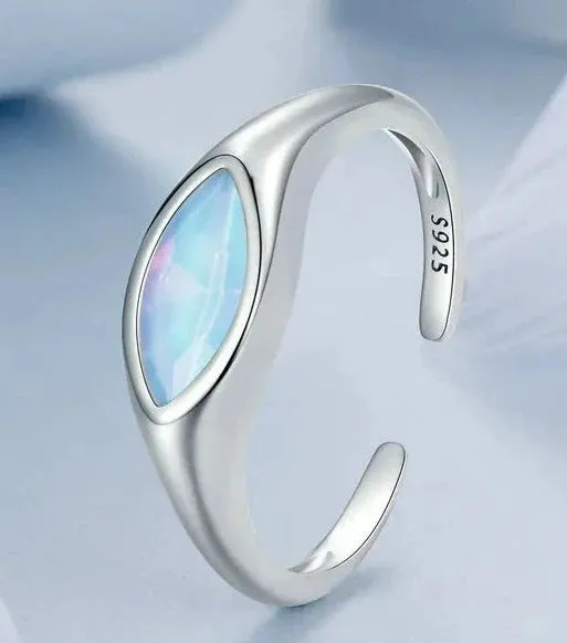 925 Sterling Silver Evil Eye Ring