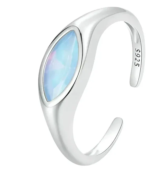 925 Sterling Silver Evil Eye Ring