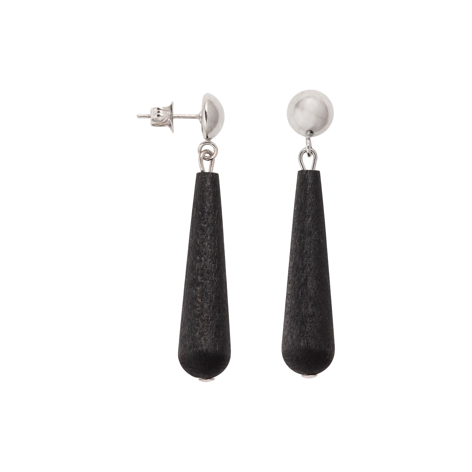 Aarikka Helmipisara Earrings, black