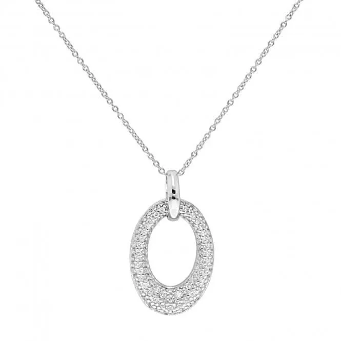 Acotis Silver Necklace Zirconia G3355
