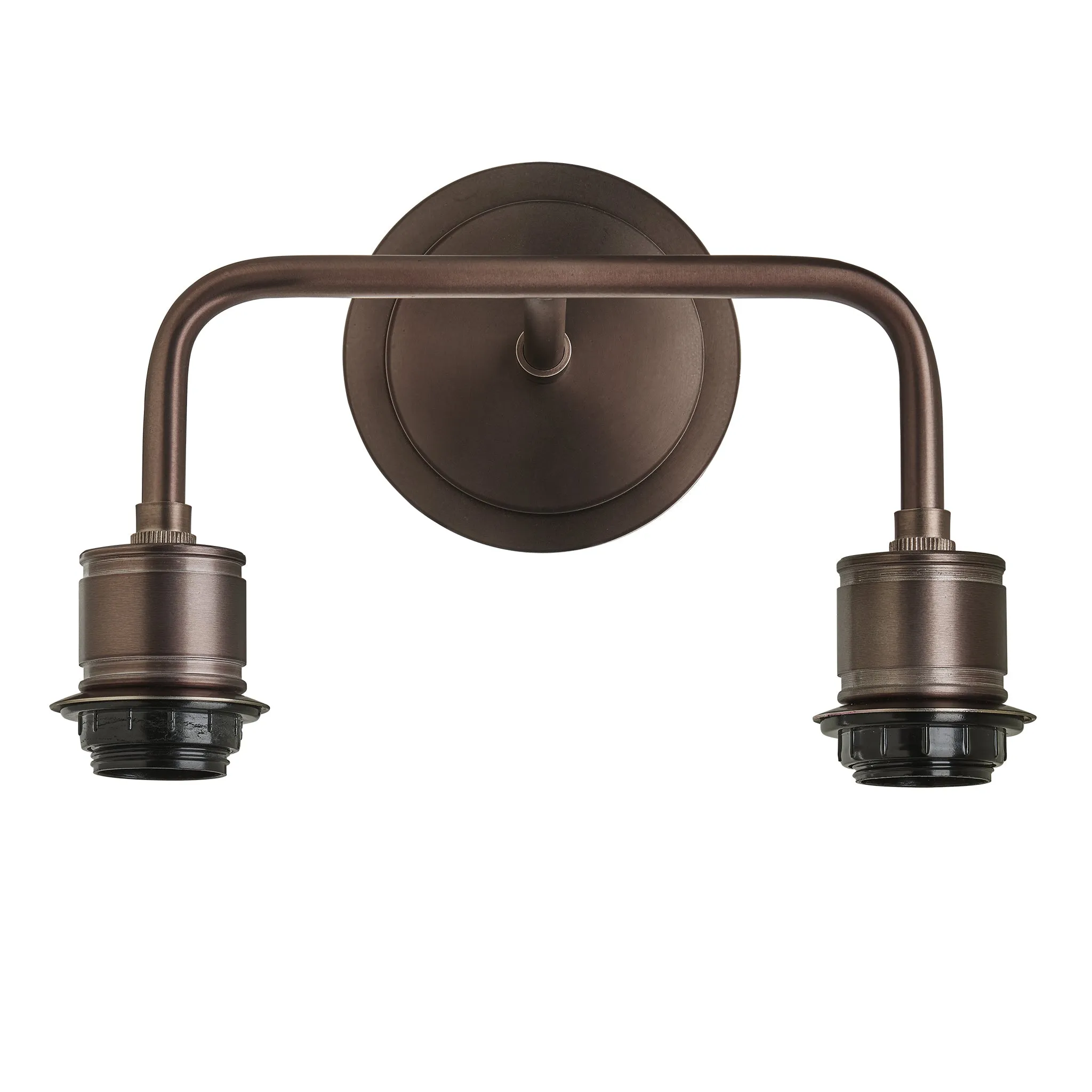 Albany Glass Schoolhouse Double Wall Light - 5.5 Inch - Clear