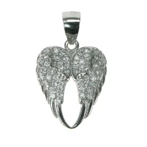 Angel Wing Solid 925 Sterling Silver Pendant