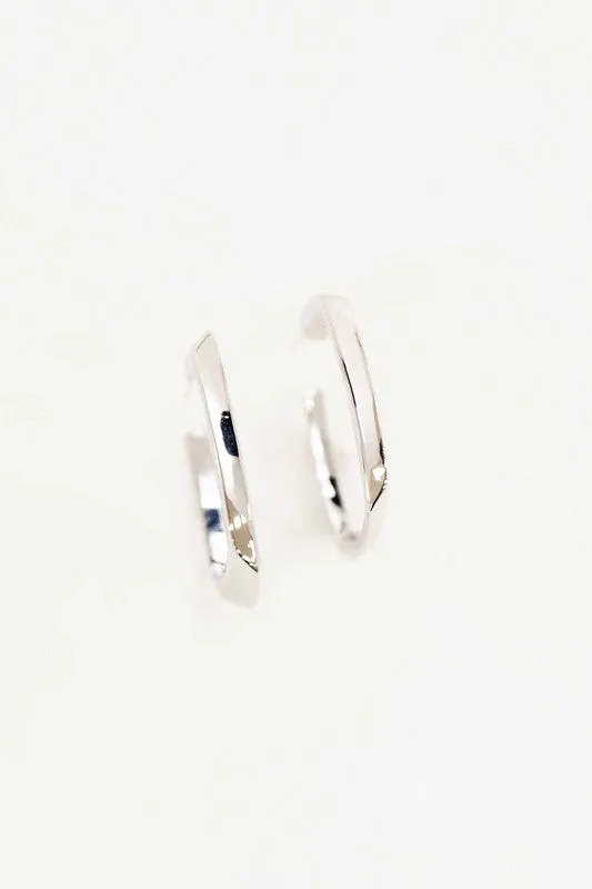 Angular Hoop Earrings