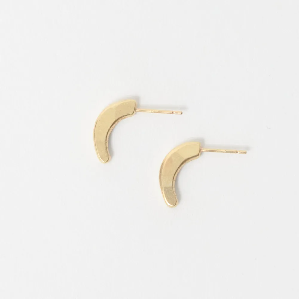 Arc Studs, 19K Gold