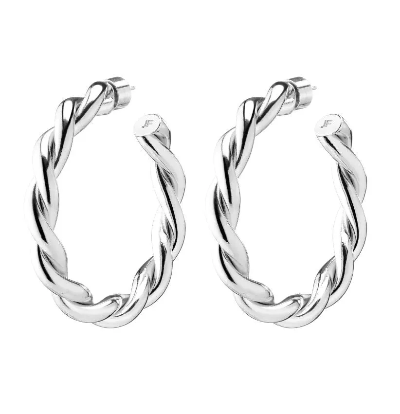 Baby Double Twisted Lilly Hoops