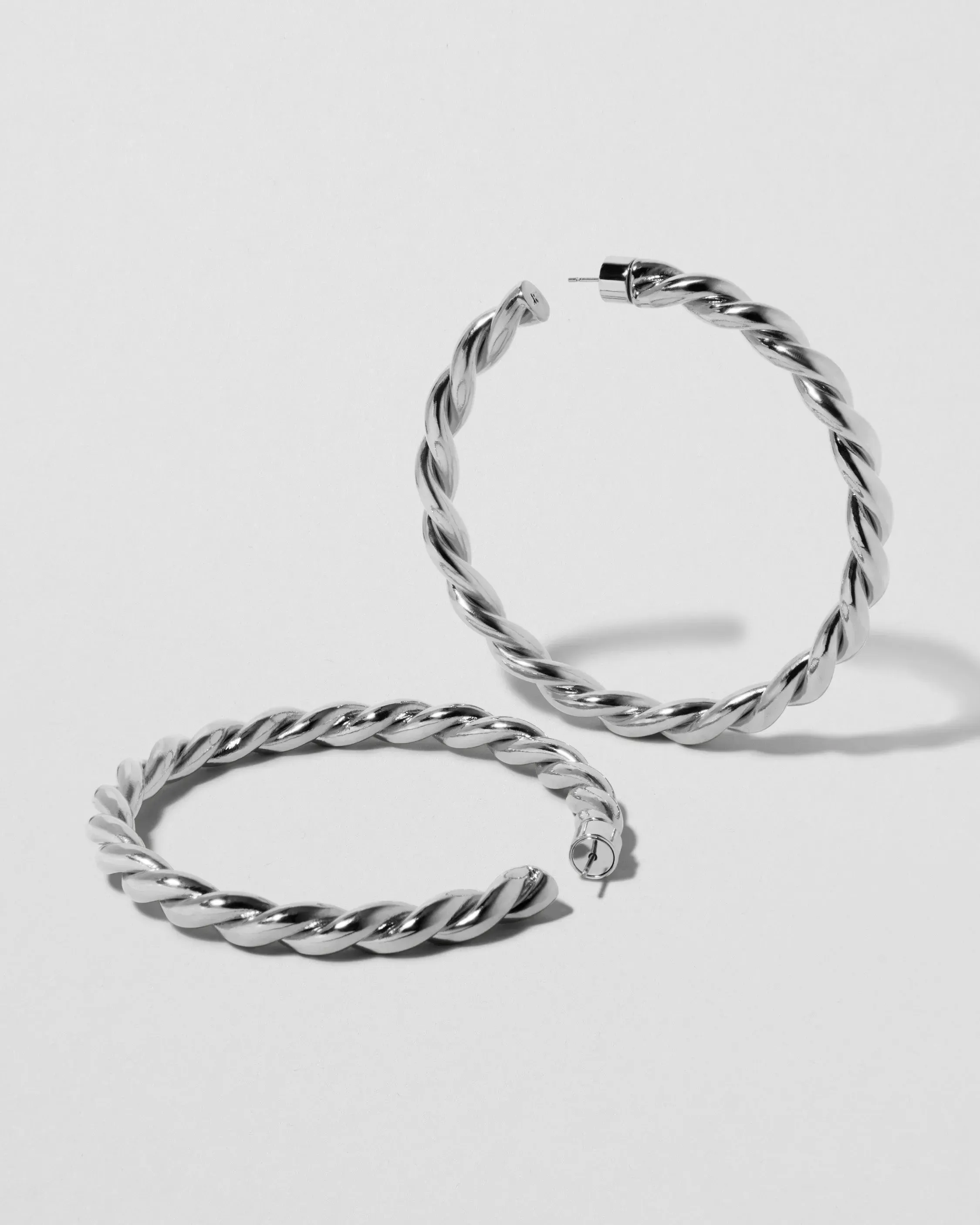 Baby Double Twisted Lilly Hoops