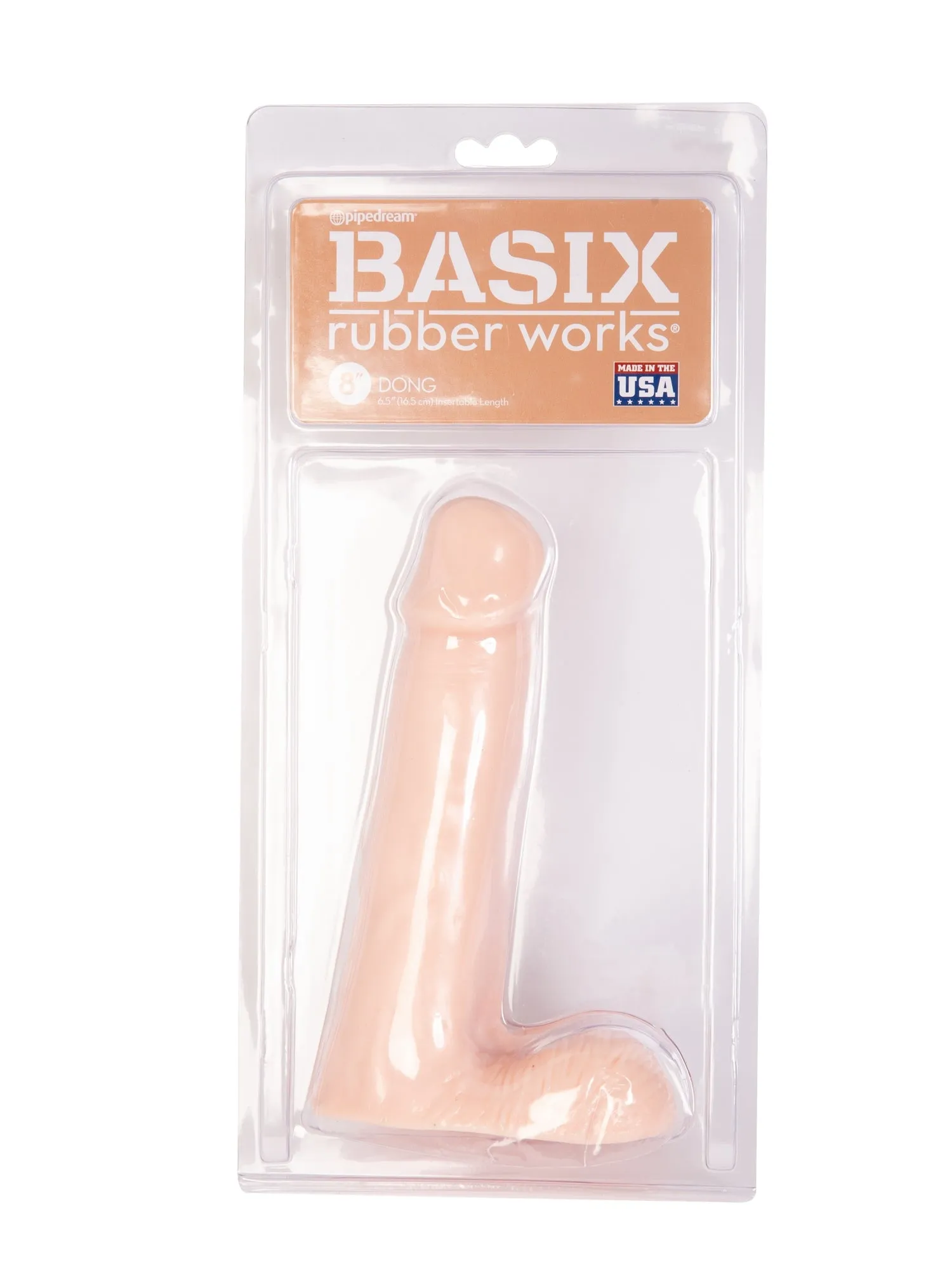 Basix 8 Inch Realistic Dildo