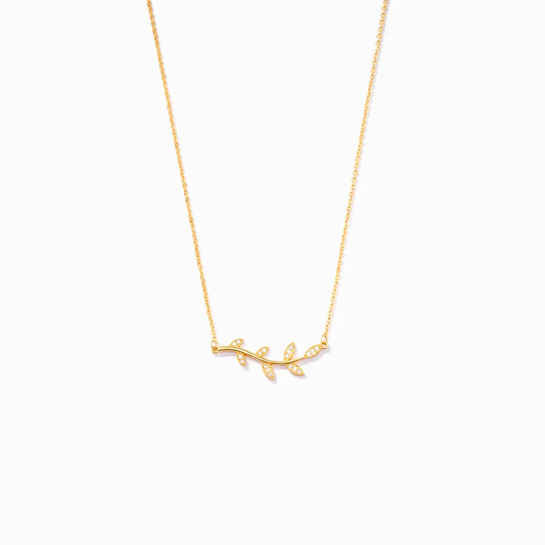 Be-Leaf in Yourself Like I Do Tree Leaf Necklace