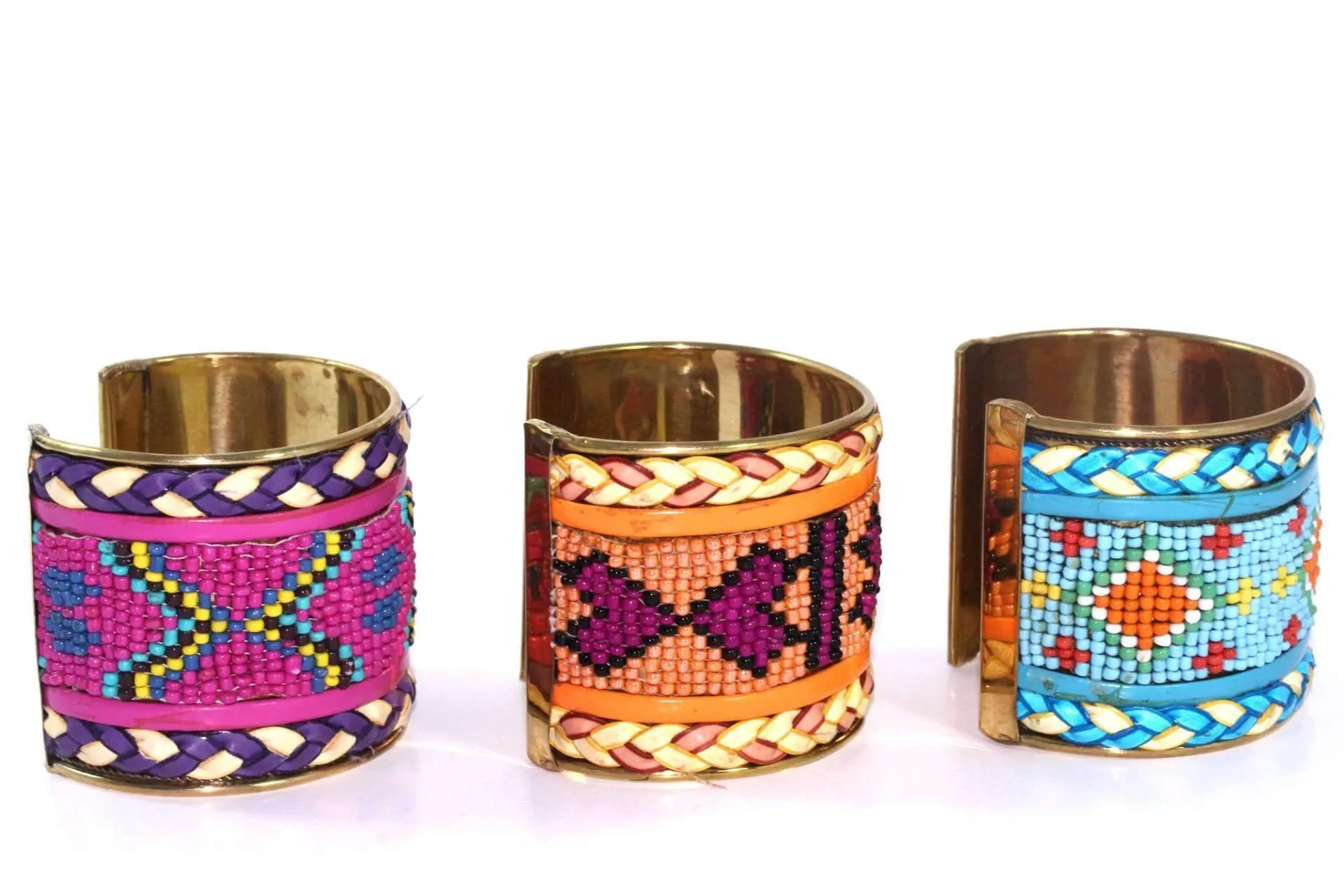 Beaded Cuff Bangles | CozyCouture®