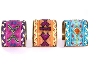 Beaded Cuff Bangles | CozyCouture®
