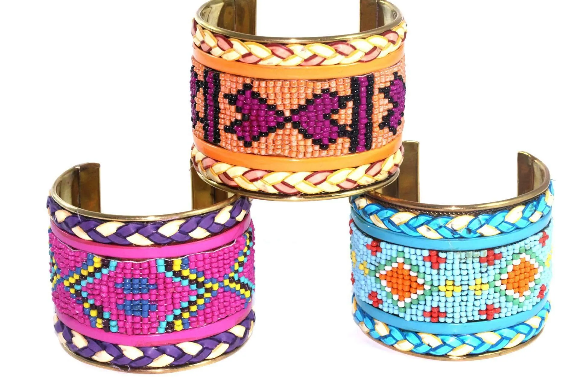Beaded Cuff Bangles | CozyCouture®
