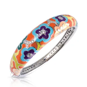 Belle Etoile Cherry Blossom Bangle - Orange