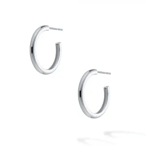 Birks Sterling Bold Round 20mm Hoops