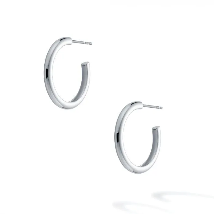 Birks Sterling Bold Round 20mm Hoops