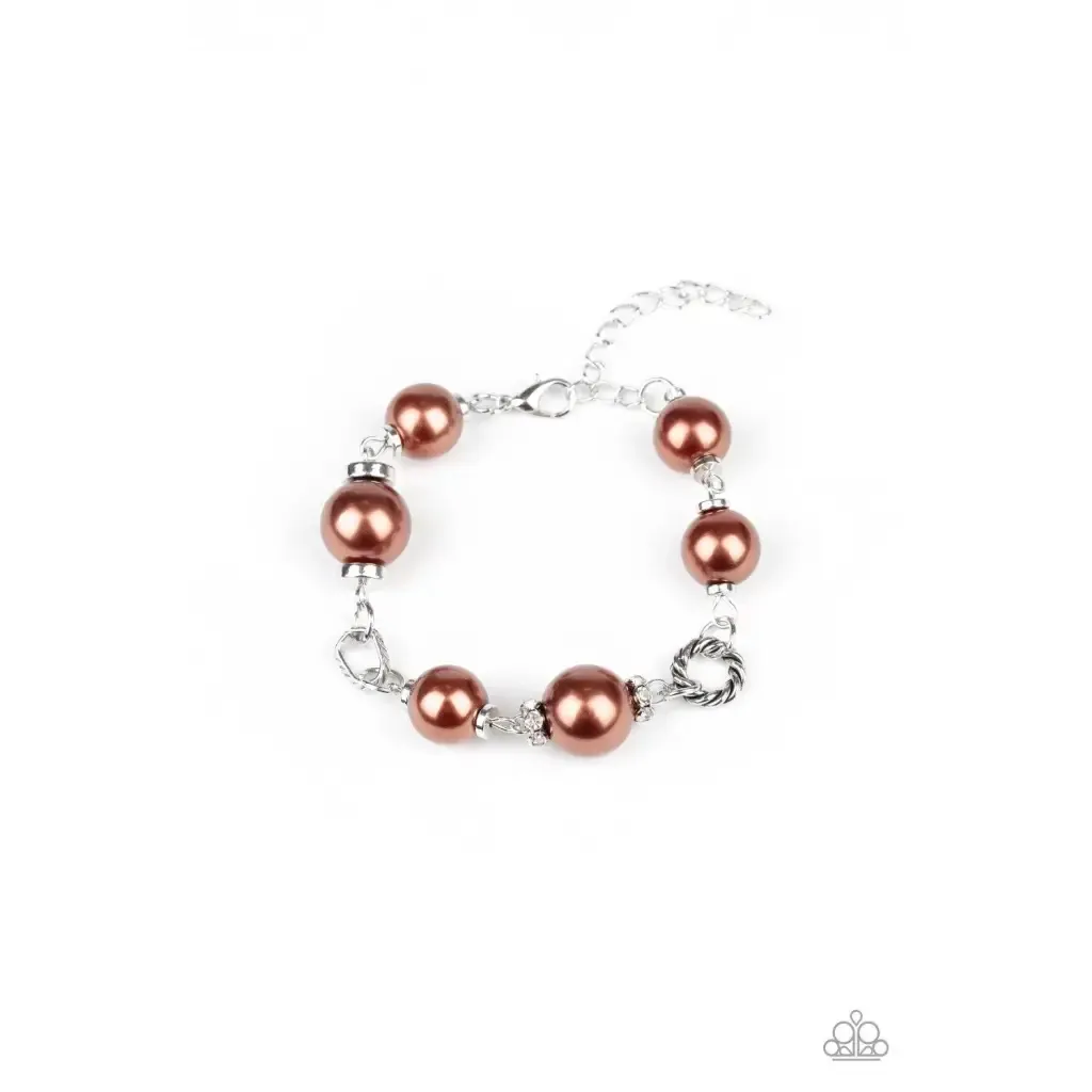 Boardroom Baller - Brown Bracelet