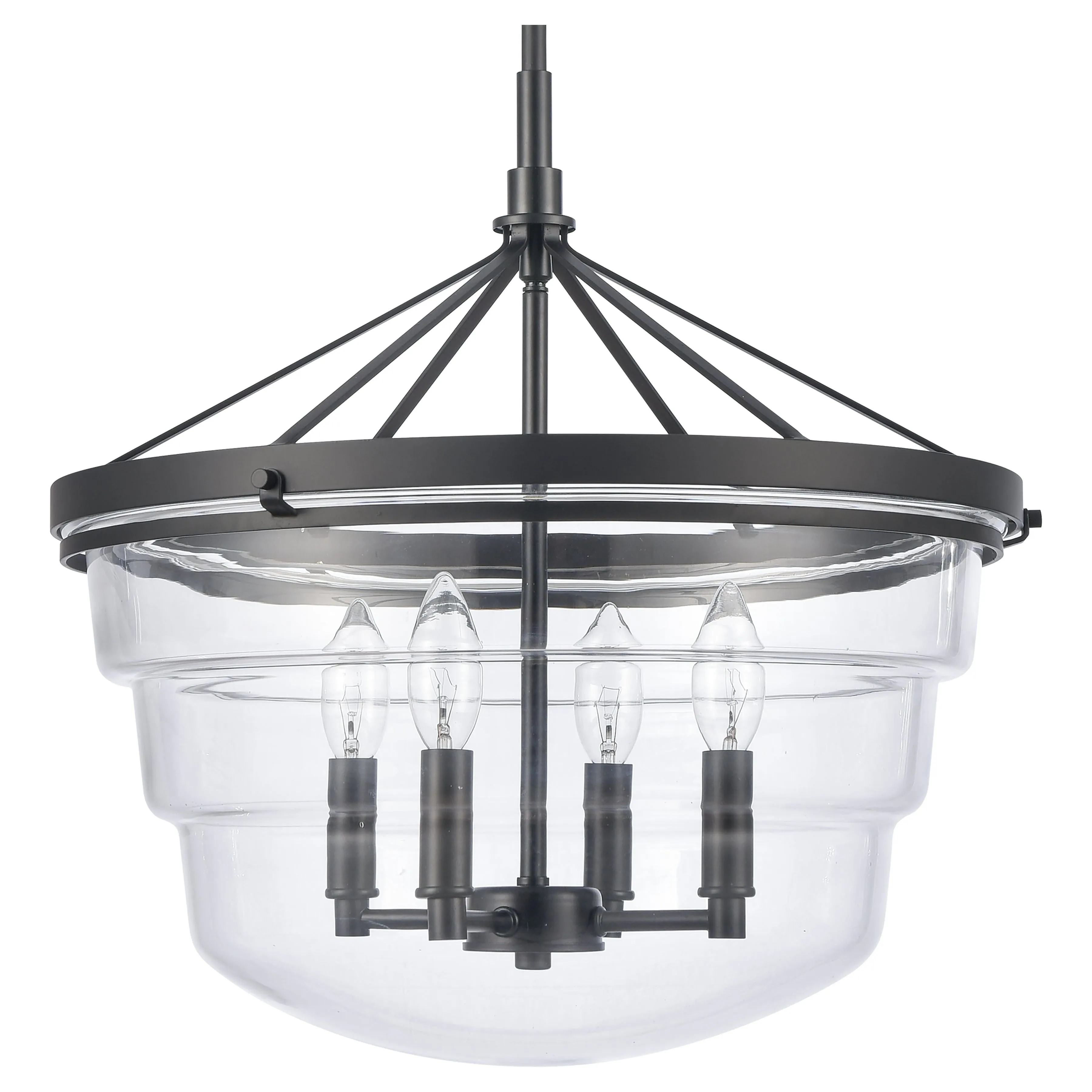 Boyer 18" Wide 4-Light Pendant