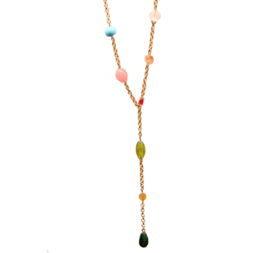 Brass Beaded Necklace