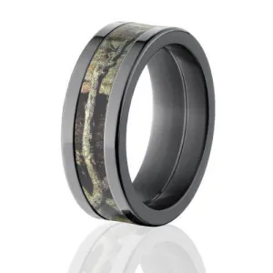 Break Up Infinity Camo Wedding Rings, Licensed Men's Camo Jewelry