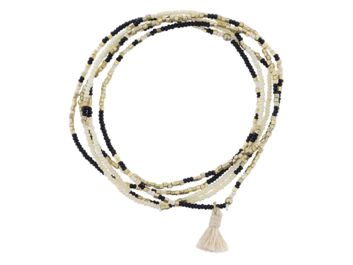 Brinly Set of 5 Stretch Bead Bracelets