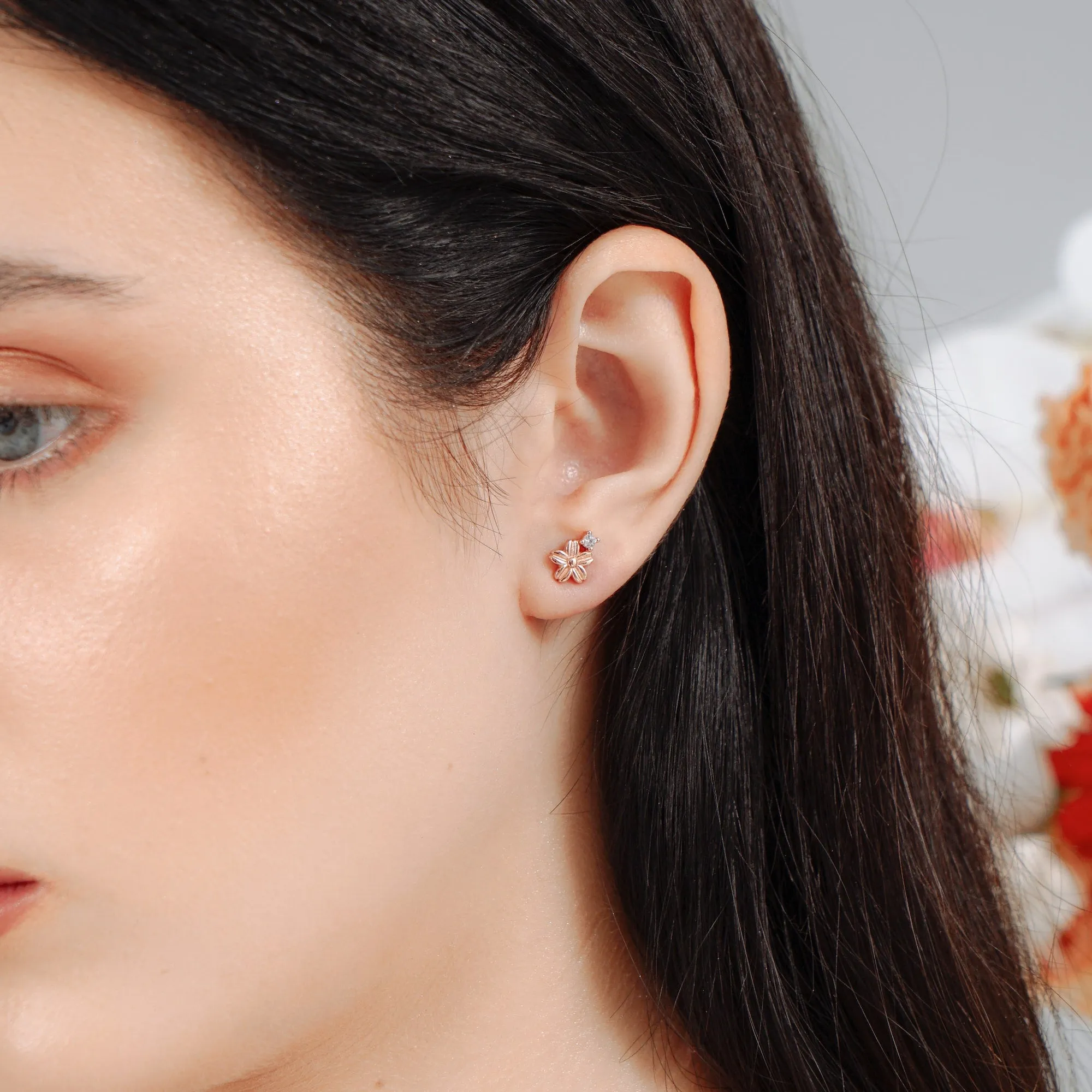 Calanthe Cubic Studs