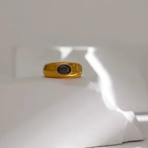 Casey Black Diamond Ring