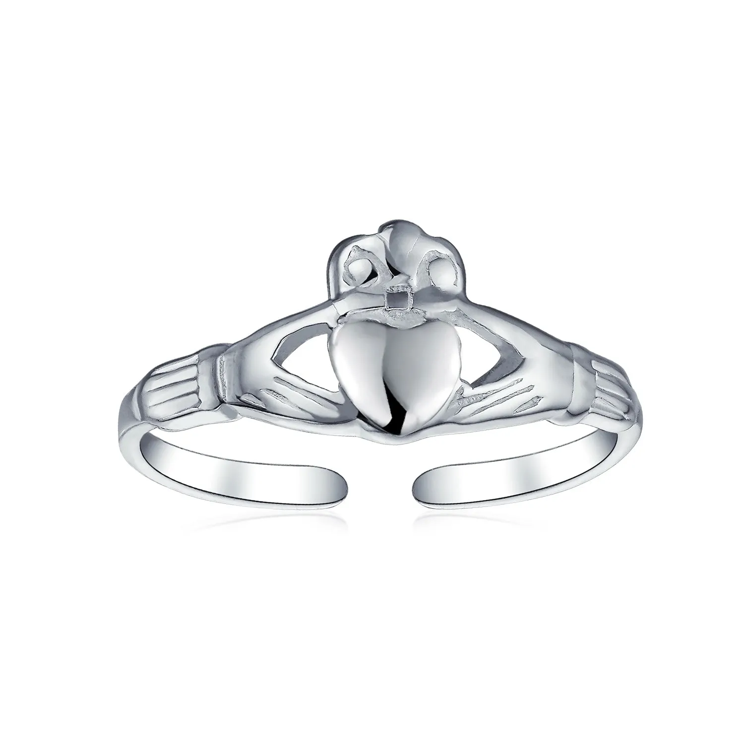 Celtic Knot Claddagh Heart Circle Triquetra Trinity Toe Ring Band