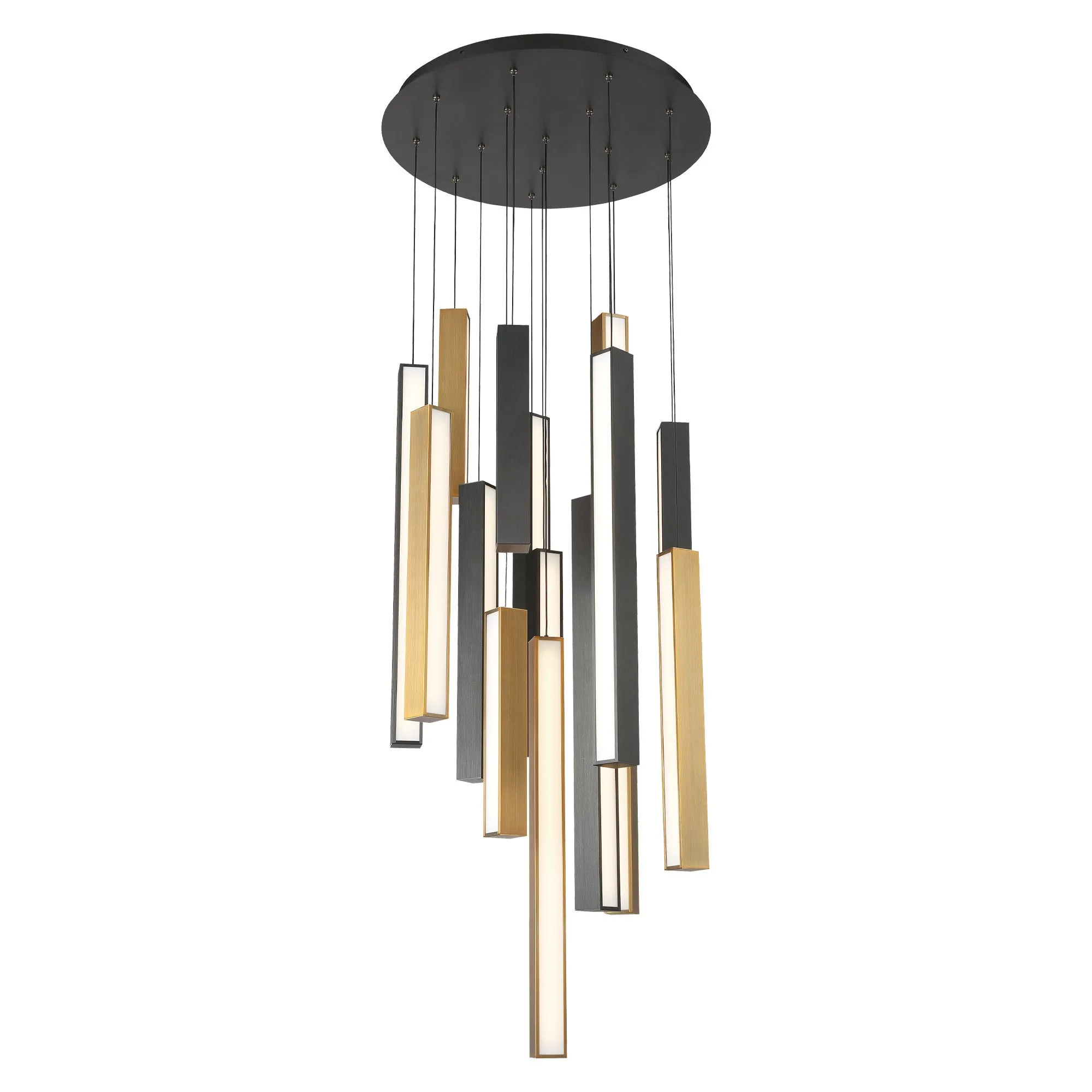 Chaos LED 15 Light Round Pendant
