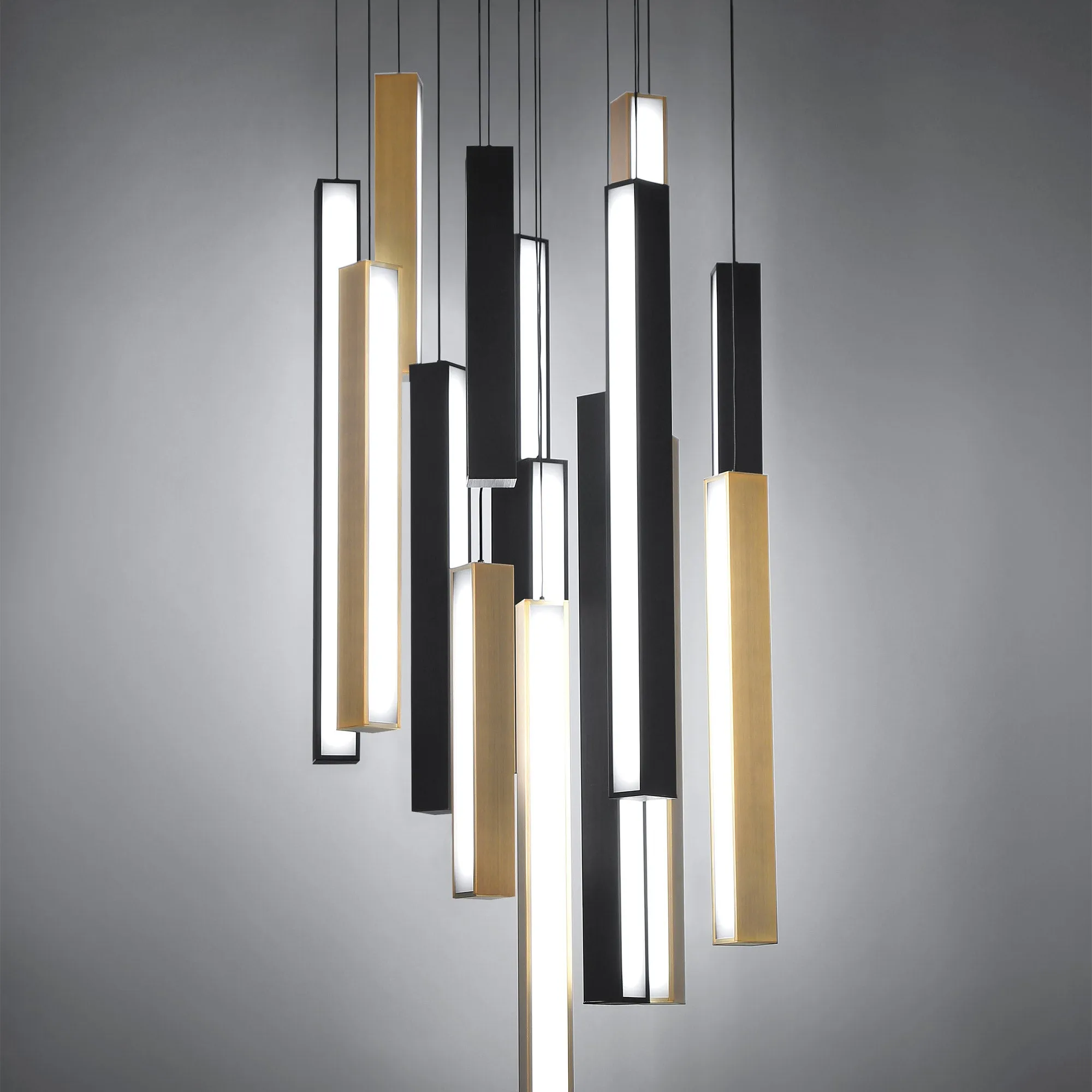 Chaos LED 15 Light Round Pendant