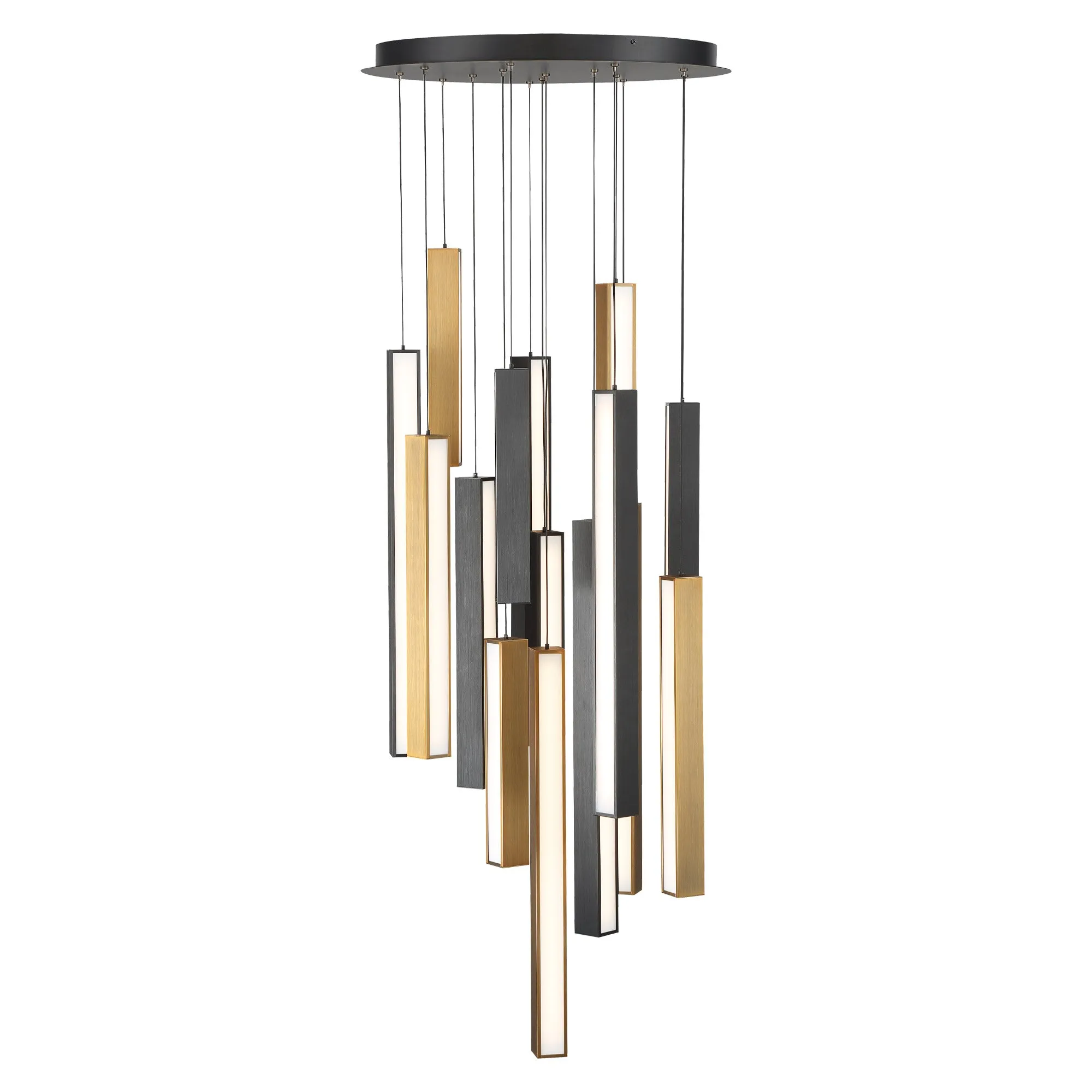 Chaos LED 15 Light Round Pendant