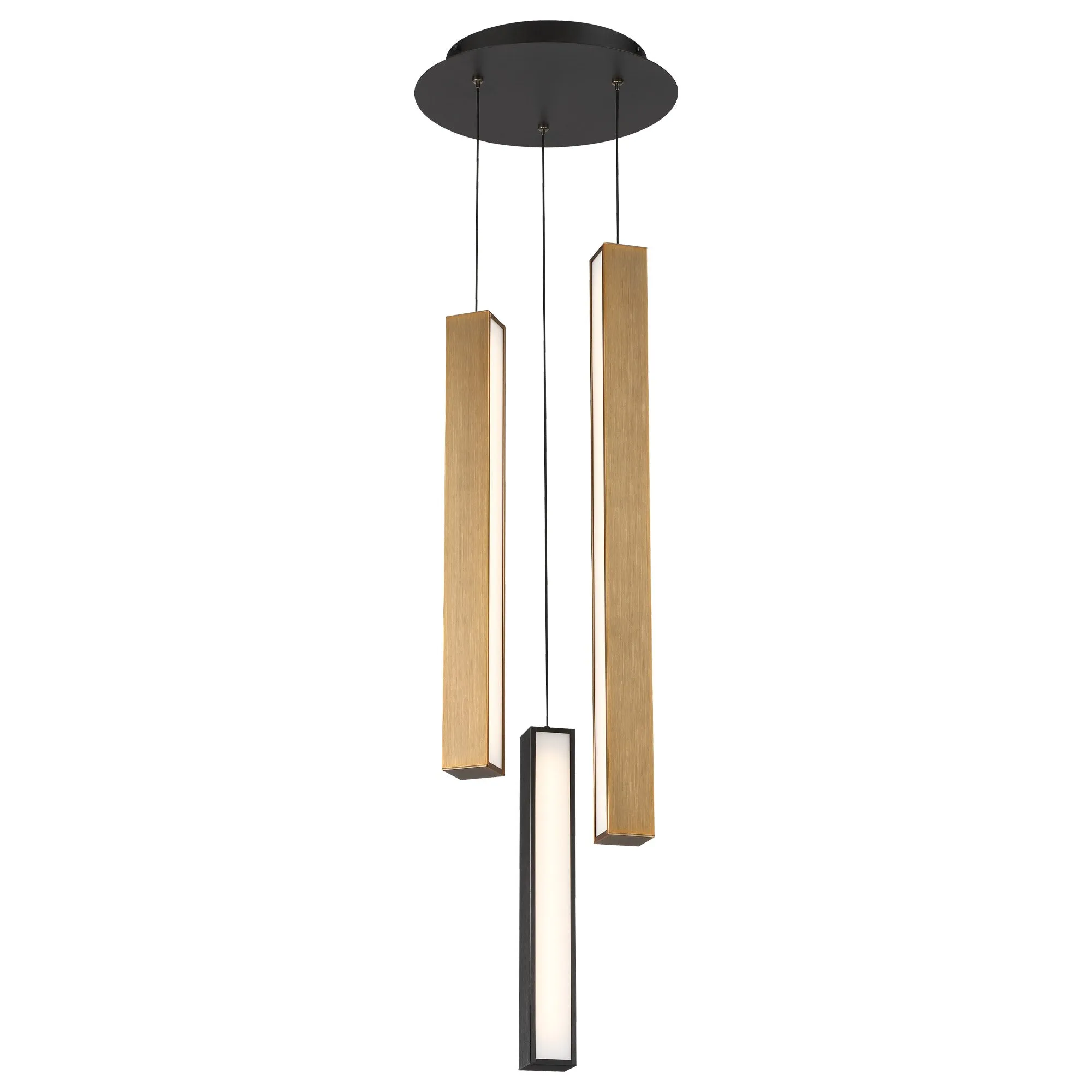 Chaos LED 3 Light Round Pendant