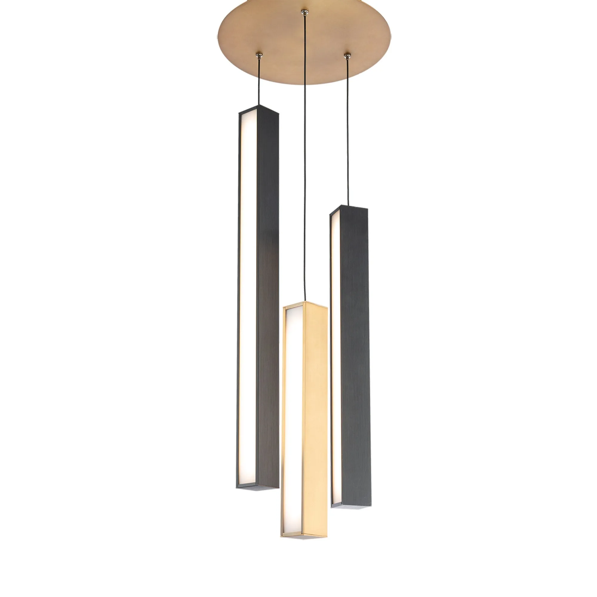 Chaos LED 3 Light Round Pendant