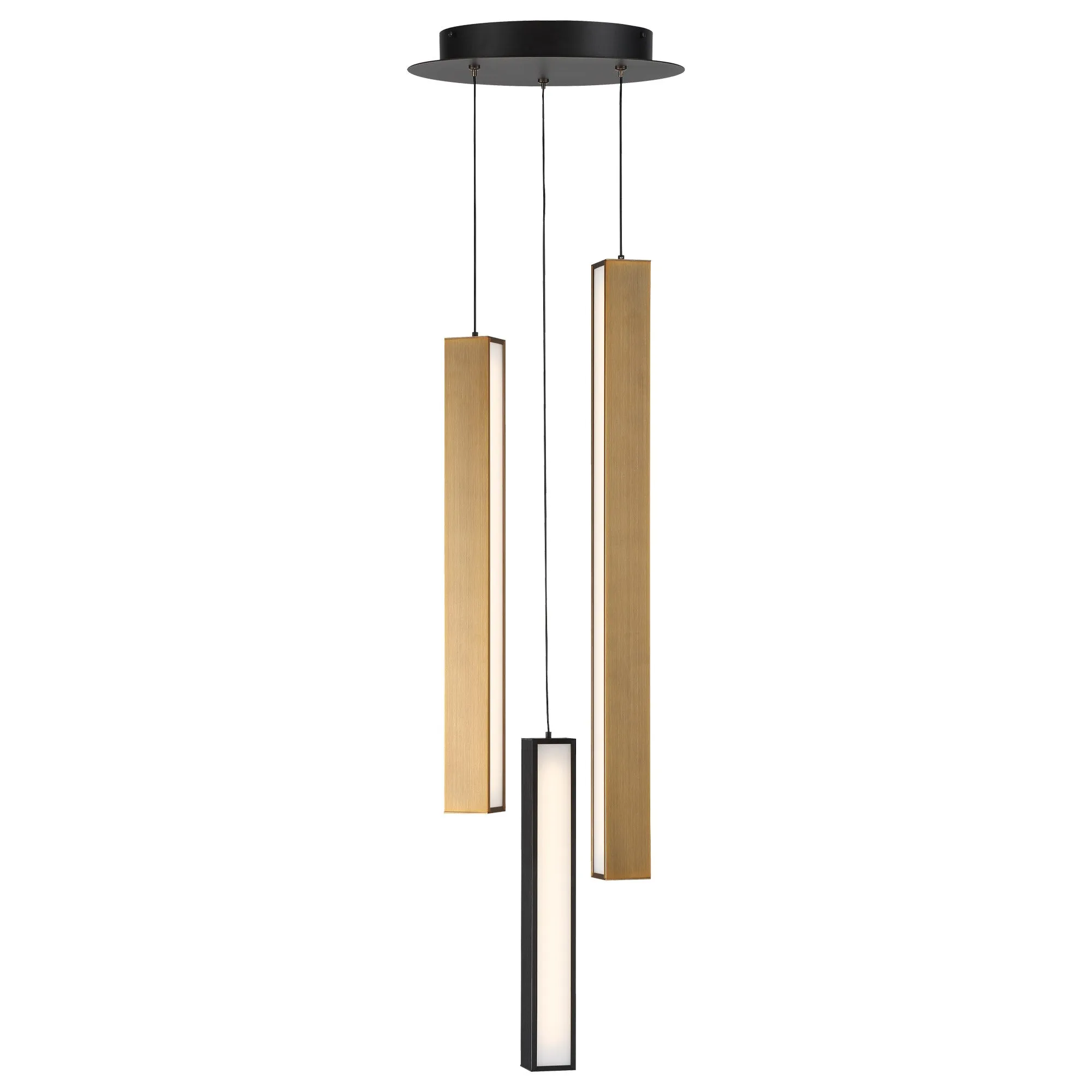 Chaos LED 3 Light Round Pendant