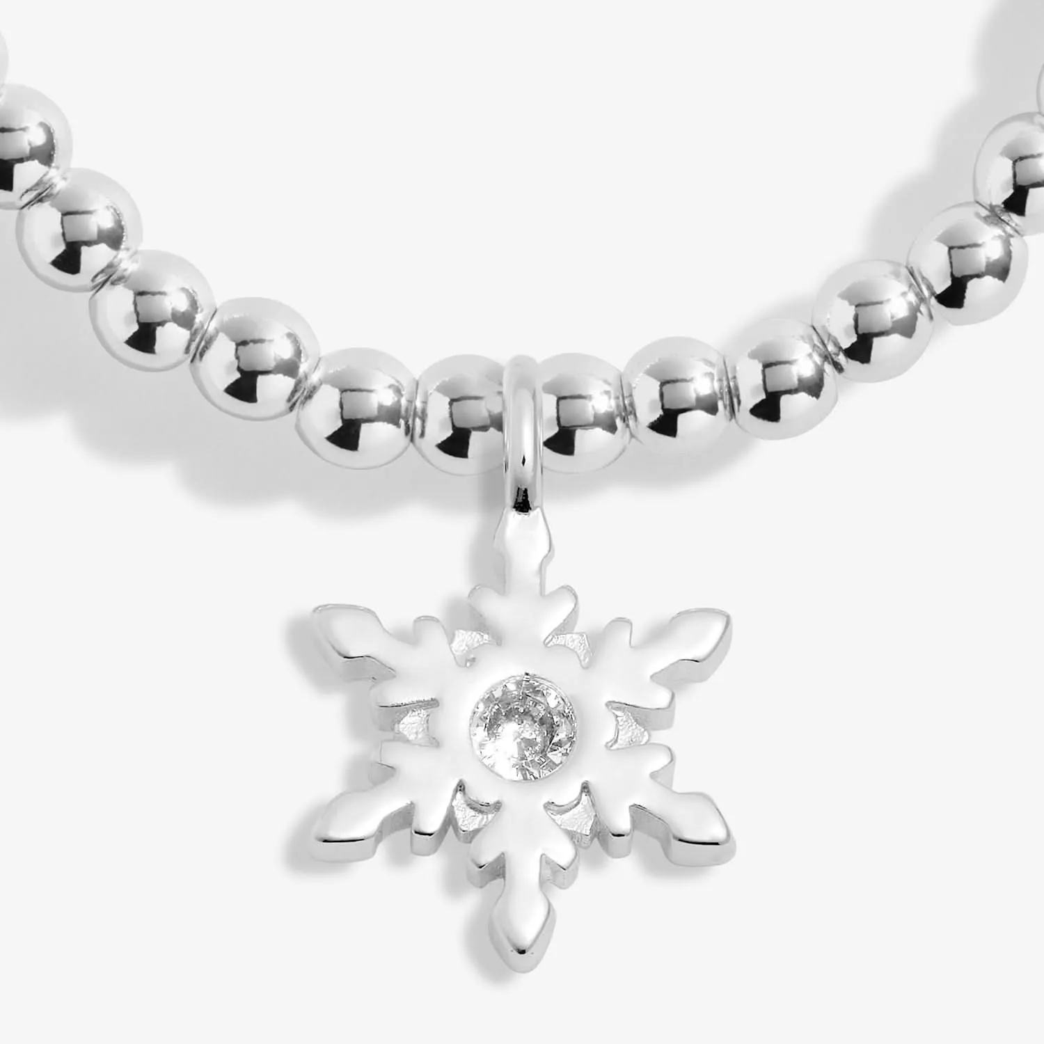 Christmas A Little Christmas Wishes Silver Plated Bracelet 7562