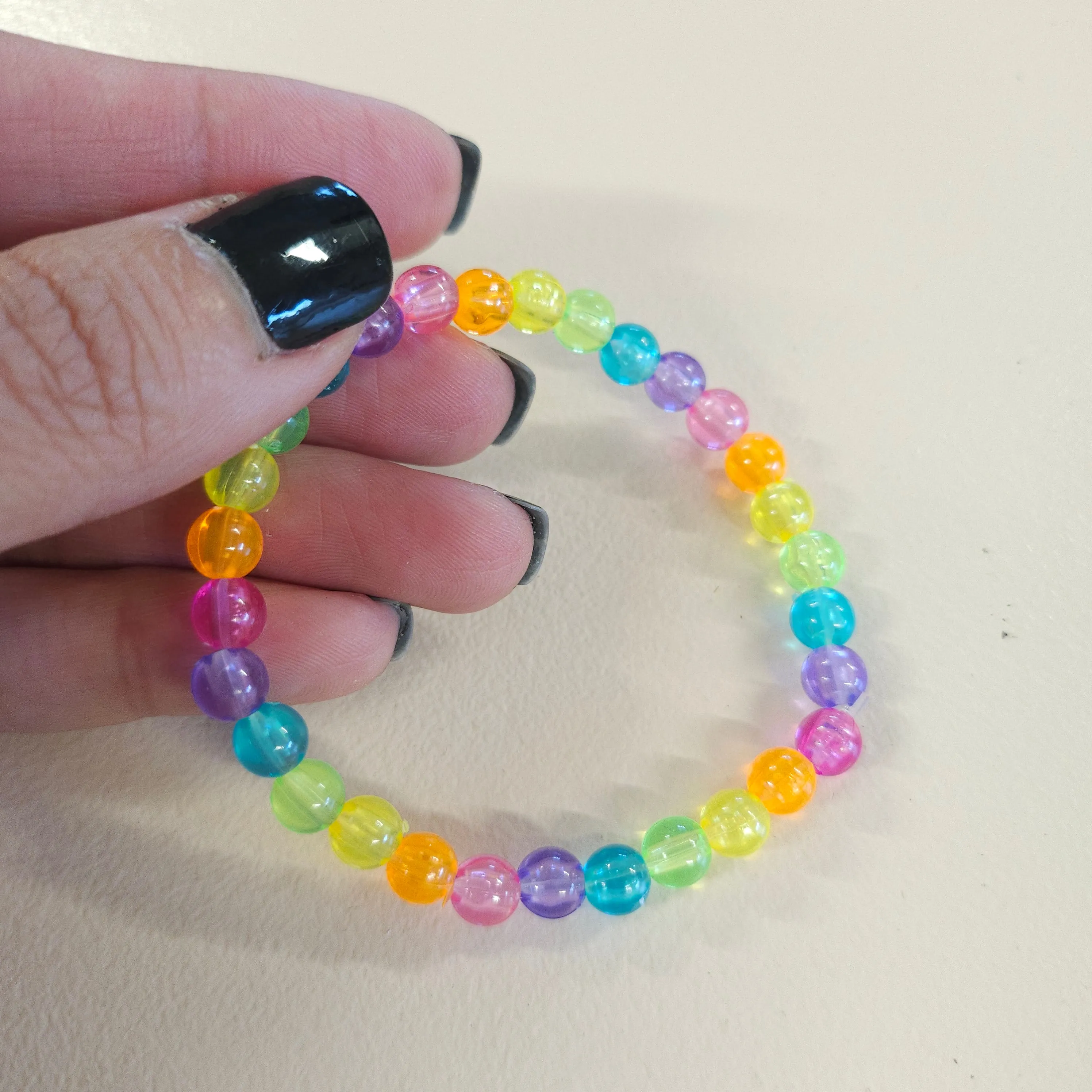 Colorful Rainbow Beaded Bracelets