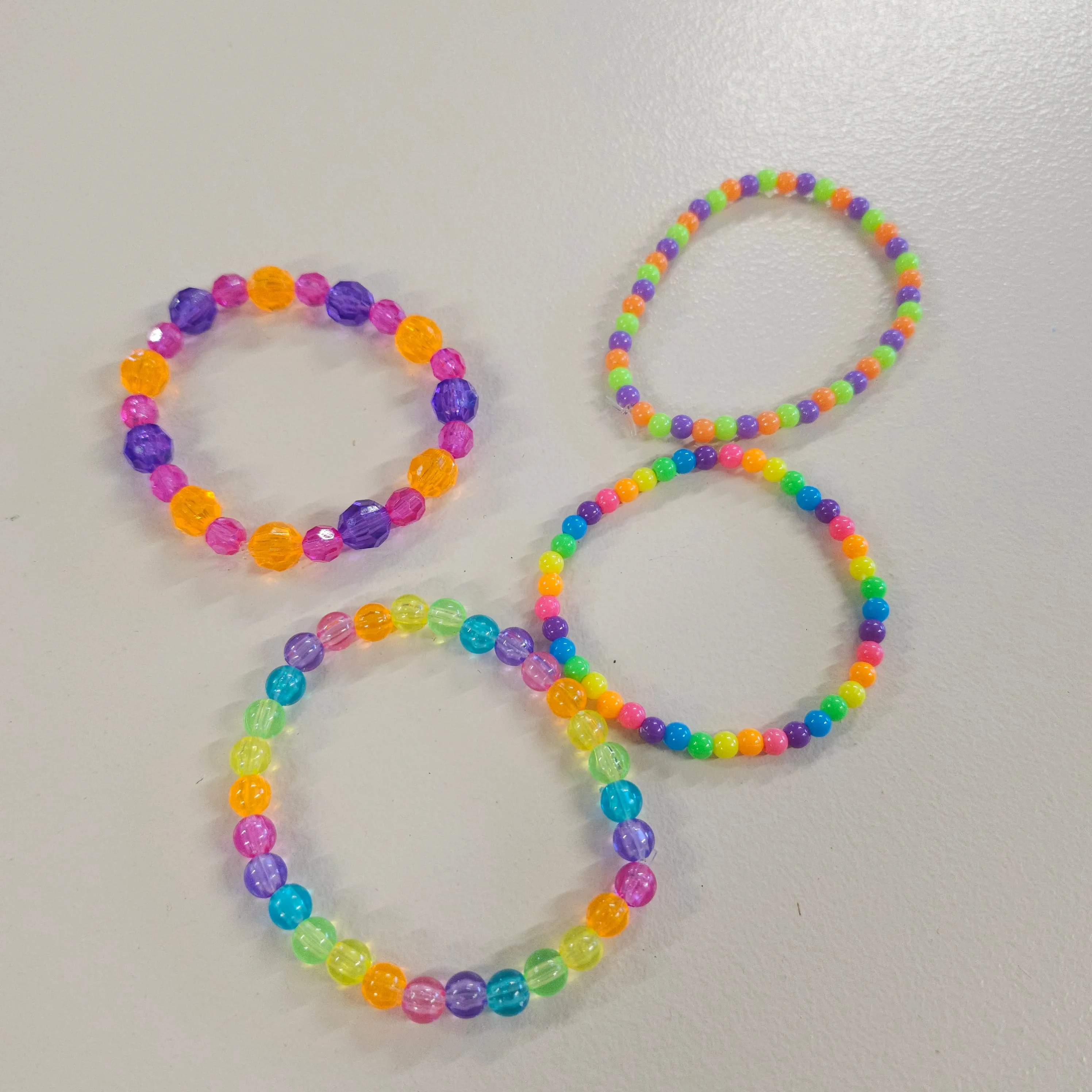 Colorful Rainbow Beaded Bracelets