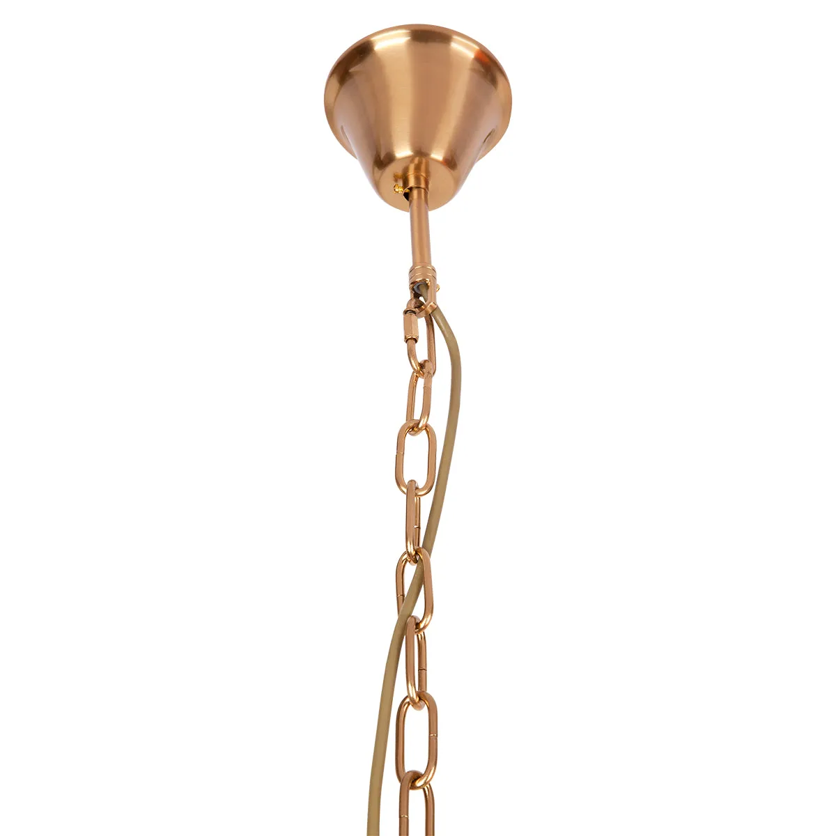 Concord Pendant - Large Brass