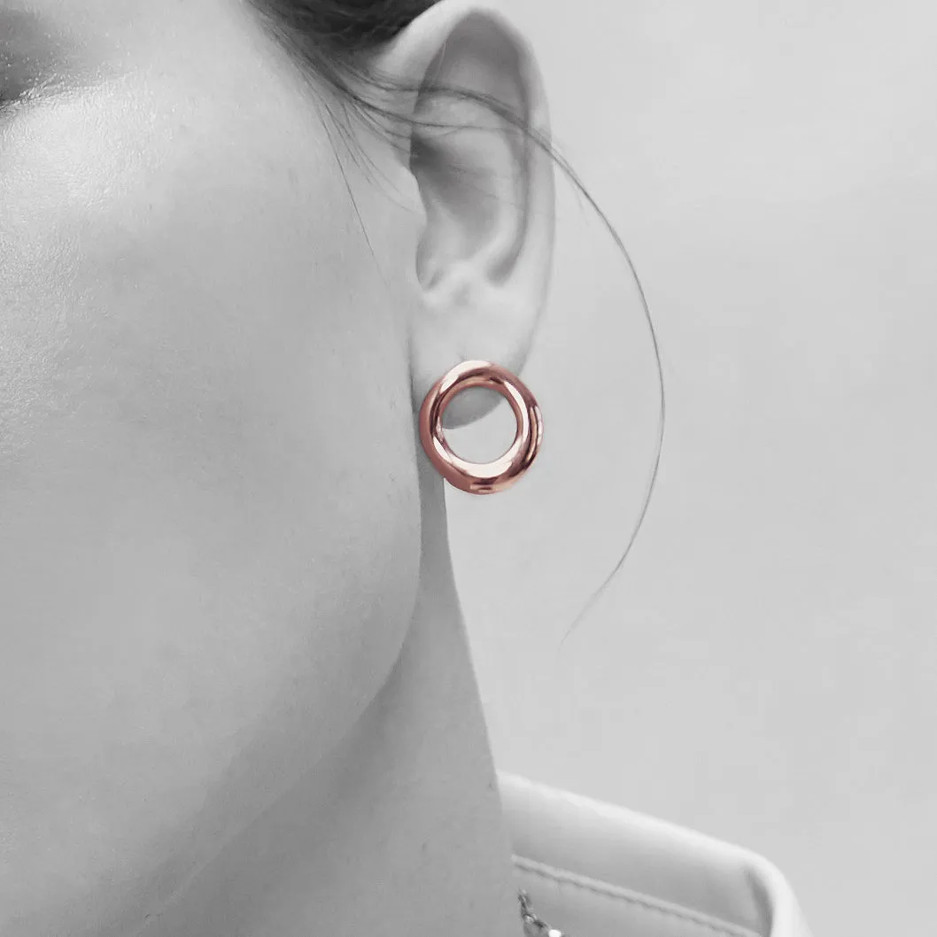 Cora Studs - Rose Gold