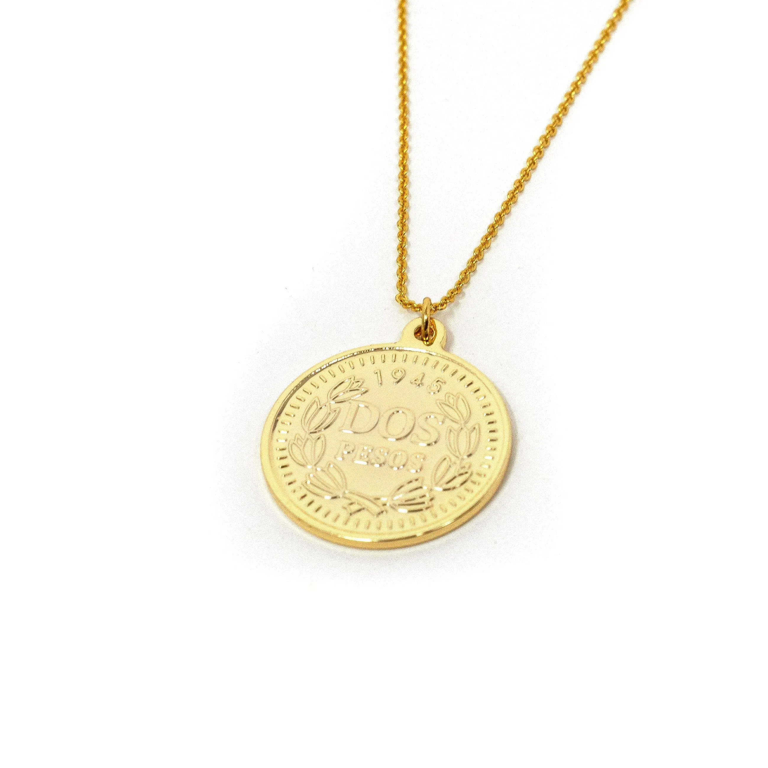 Crown Currency Inspired Pendant Necklaces
