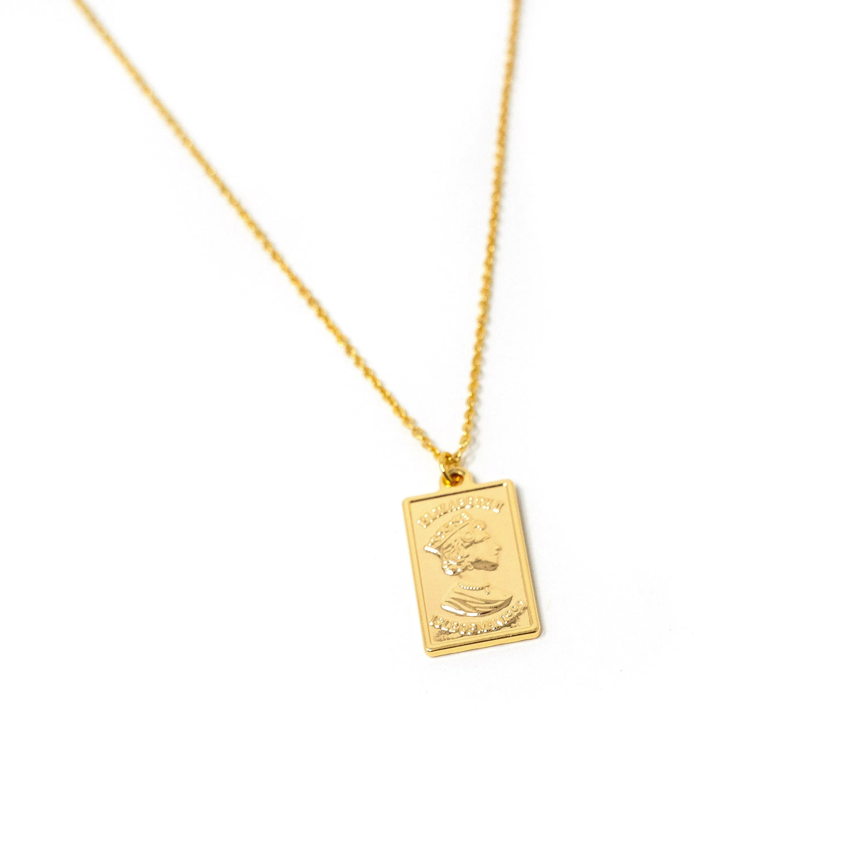 Crown Currency Inspired Pendant Necklaces