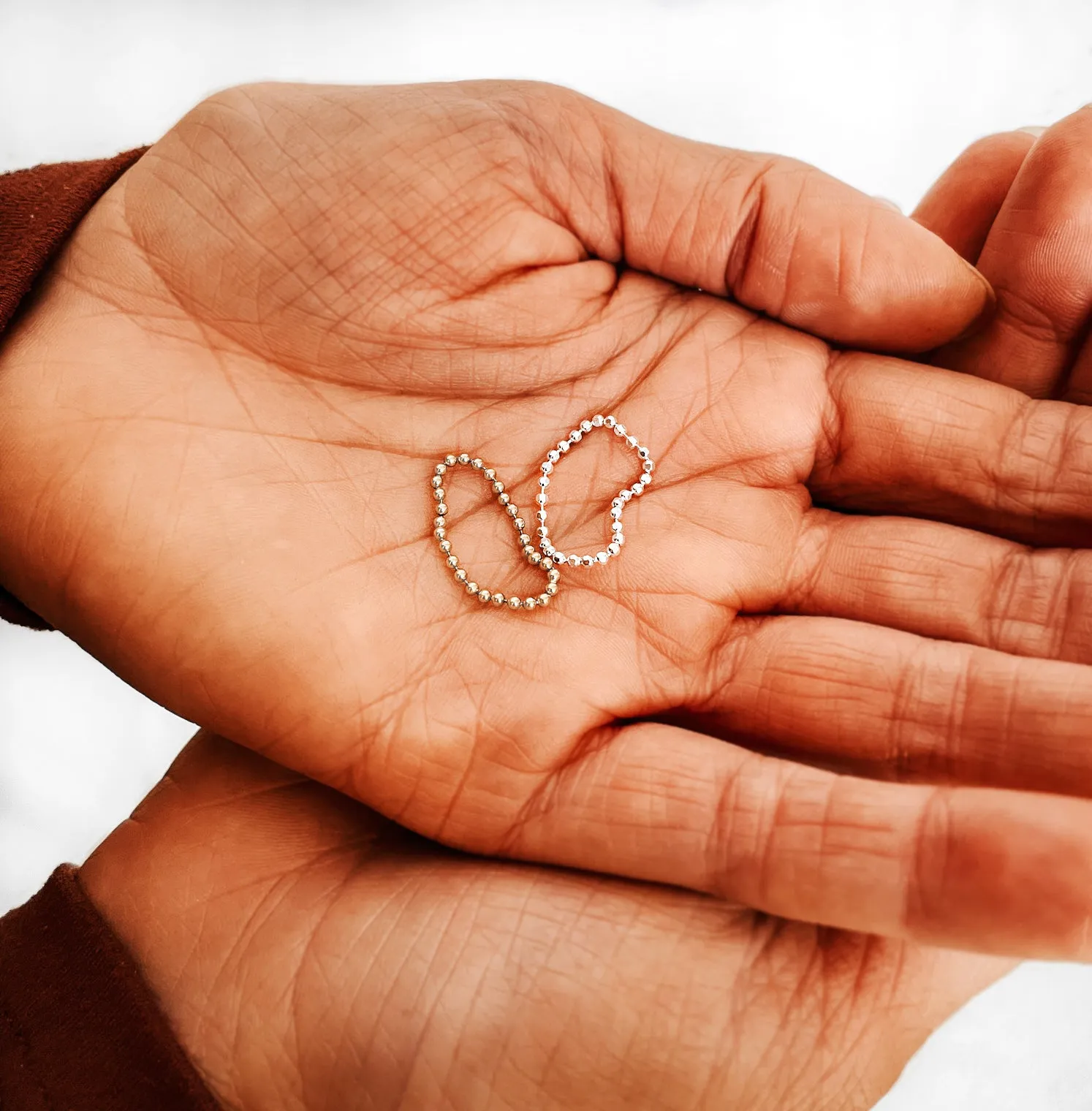 Dainty Beaded Ring