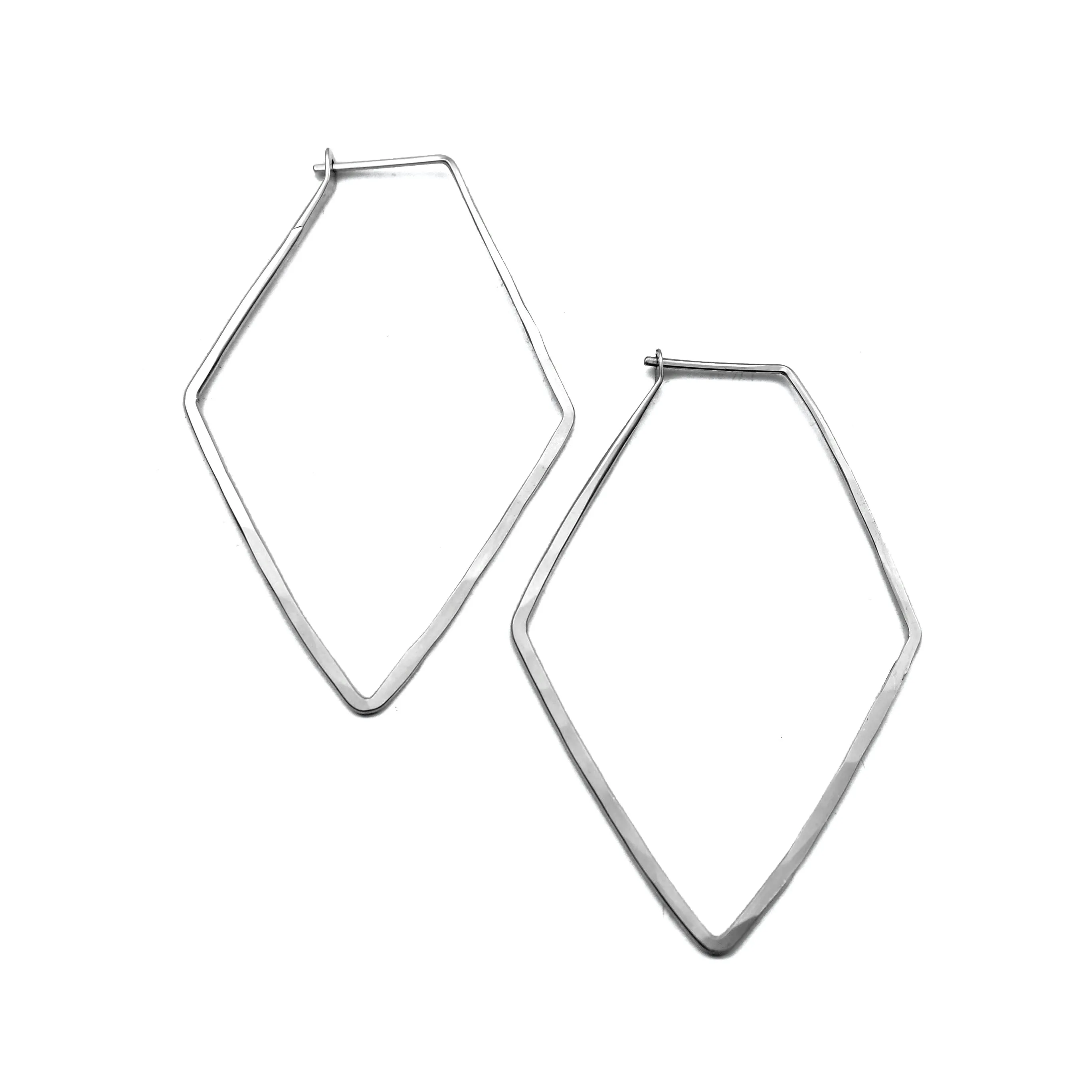 Diamond Hoop Earrings