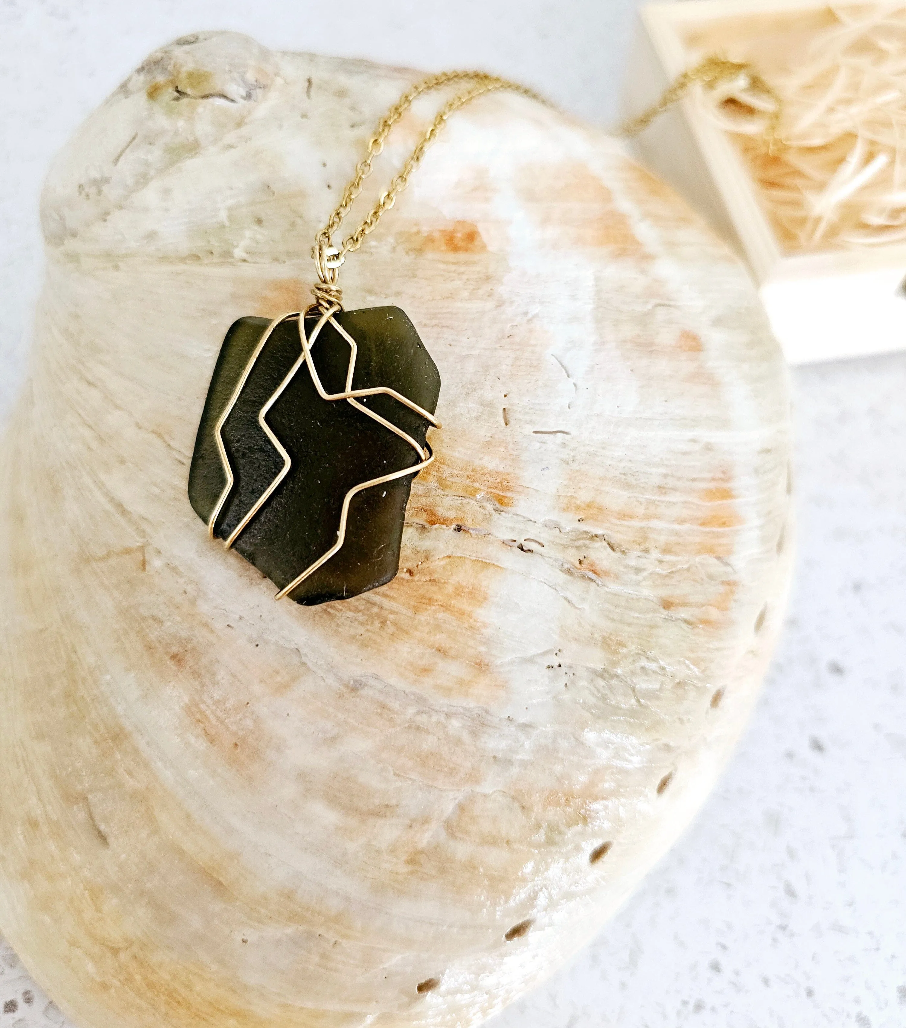 Diamonds of the Sea Pendants - Hill Top Handmade