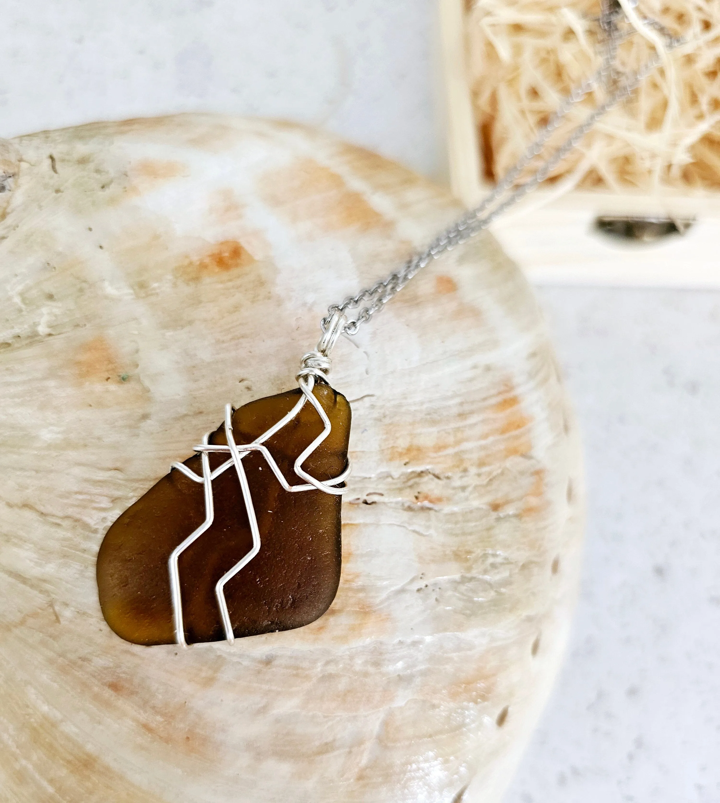 Diamonds of the Sea Pendants - Hill Top Handmade