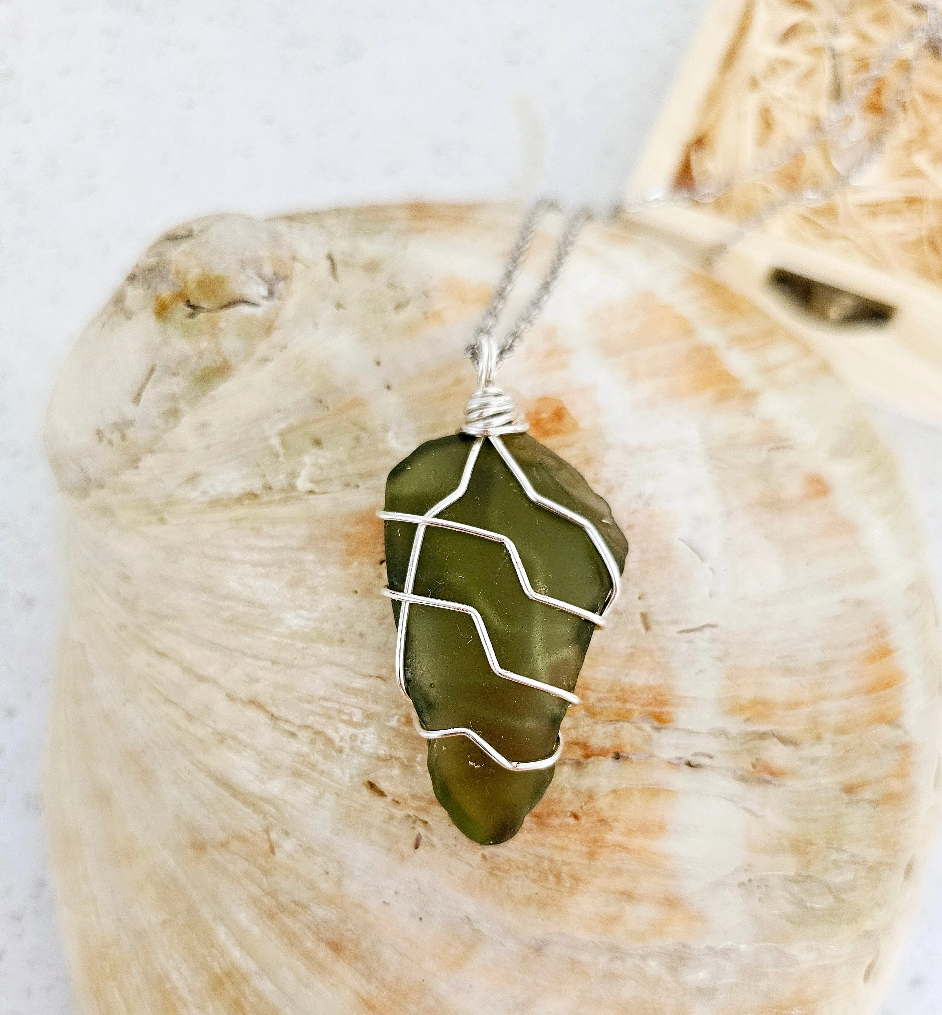 Diamonds of the Sea Pendants - Hill Top Handmade