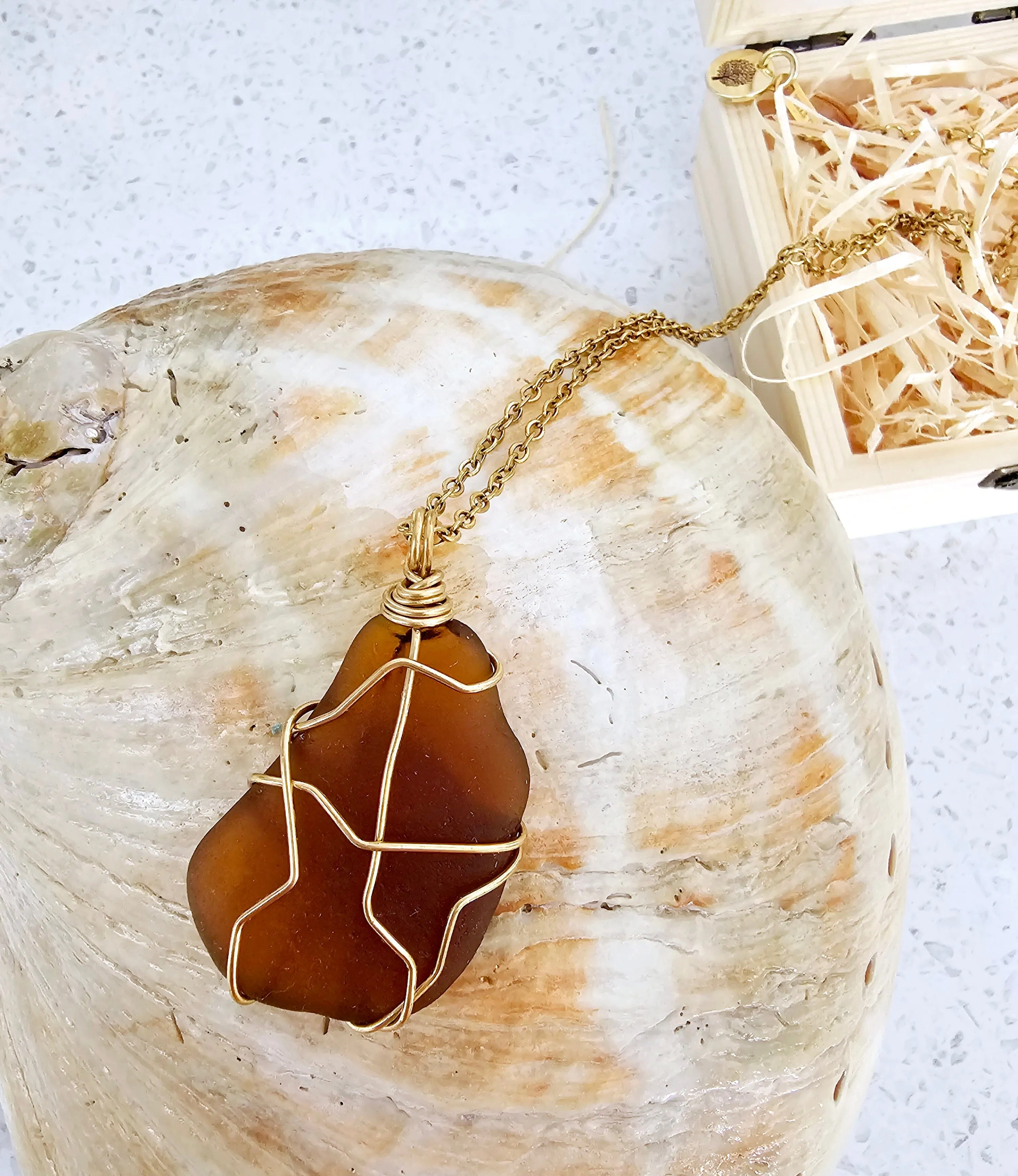 Diamonds of the Sea Pendants - Hill Top Handmade