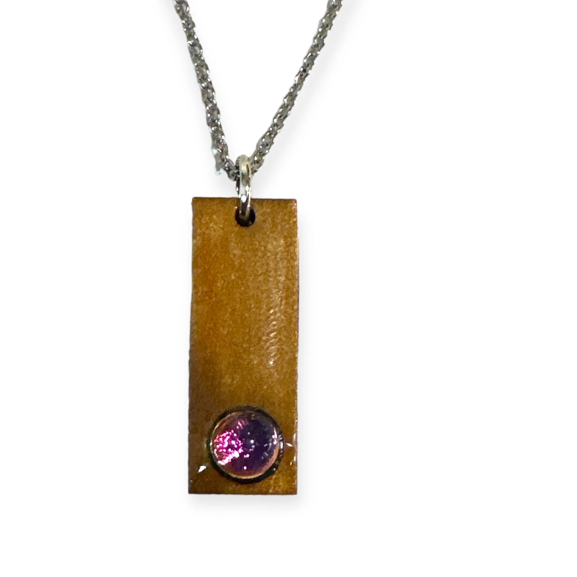 Dichroic Glass Pendants by Flame Work Designs
