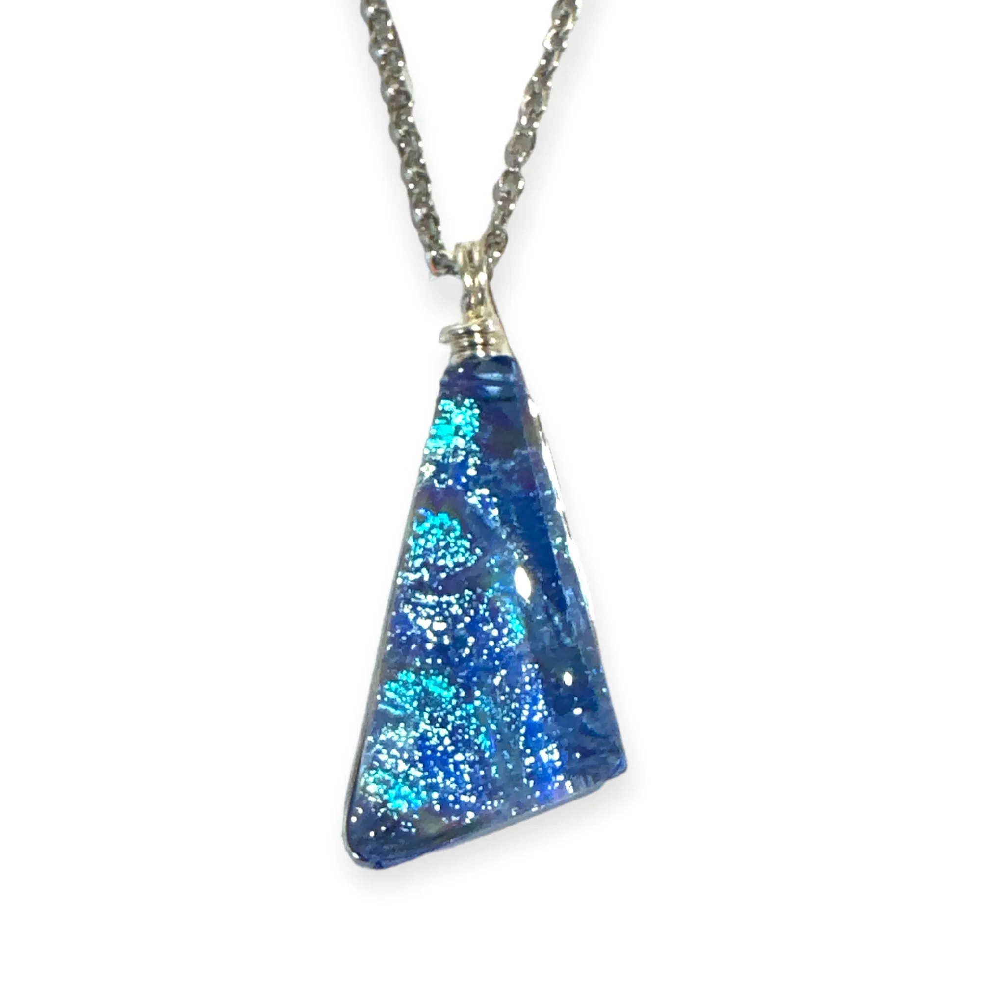 Dichroic Glass Pendants by Flame Work Designs